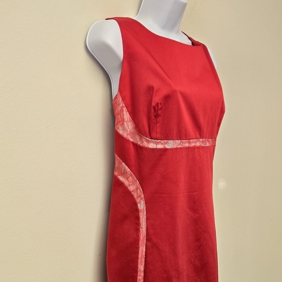 Antonio Melani Bianca Sheath Dress Valentine Pop of Sun Red 12 - Picture 4 of 10
